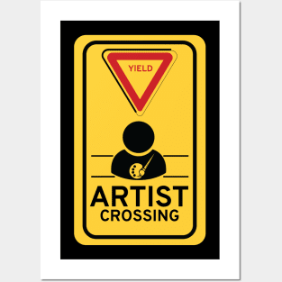 Artist crossing Posters and Art